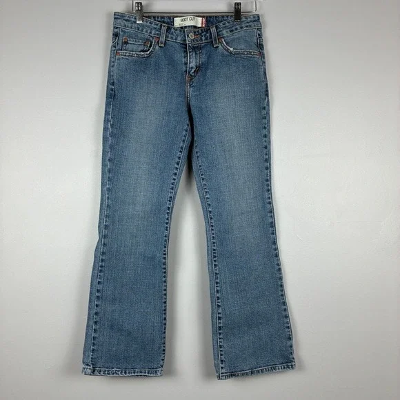 Levis 515 6M Bootcut Jeans Blue Mid Rise Classic Normcore All Season Wear 2000s - Picture 1 of 13